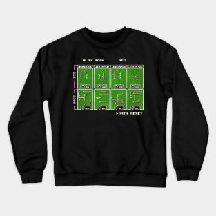 TECMO BO ))(( Retro Tecmo Football Plays Crewneck Sweatshirt